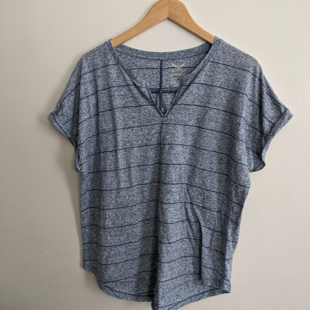 Stripey Blue Shirt